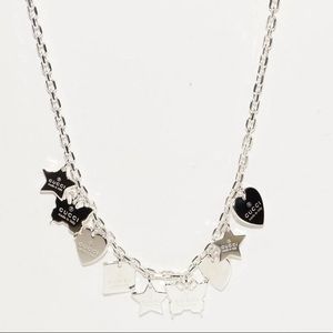 Authentic NWT Gucci Charm Necklace Silver